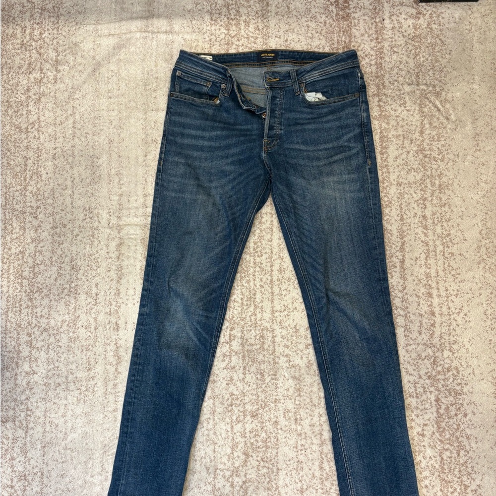 Classic Blue Slim Fit Men's Jeans